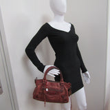 balenciaga First Handbag in Brown Leather