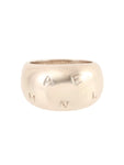 Chanel Logo Ring Silver
