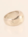 Chanel Logo Ring Silver