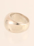 Chanel Logo Ring Silver
