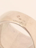 Chanel Logo Ring Silver