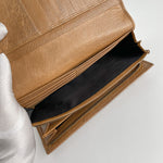 balenciaga City Long Wallet Dark Beige
