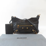 balenciaga Hip Bag金扣肩背袋黑色