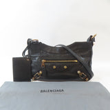 balenciaga Hip Bag金扣肩背袋黑色