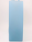 Chanel Logo Rubber Tote Bag Clear Blue