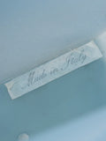 Chanel Logo Rubber Tote Bag Clear Blue