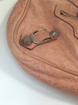 BALENCIAGA Hip Crossbody Bag in Pink Leather