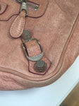 BALENCIAGA Hip Crossbody Bag in Pink Leather