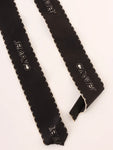 Chanel Logo Ribbon Brooch Black