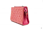 Chanel Mademoiselle Monaco Biarritz Purse Pink Patent Shoulder Bags Shw
