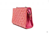 Chanel Mademoiselle Monaco Biarritz Purse Pink Patent Shoulder Bags Shw