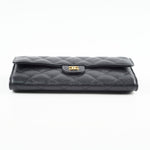 Chanel Long Wallet Caviar Black