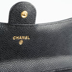 Chanel Long Wallet Caviar Black