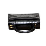 balenciaga balenciaga Crocodile Embossed Hourglass XS Bag