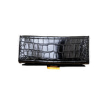balenciaga balenciaga Crocodile Embossed Hourglass XS Bag