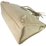 balenciaga Classic City Croc-Embossed Agneau Leather Bag