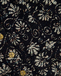 *HOT* Chanel 18C Navy Tweed Jacket with White Floral Embroideries and Crystal Bronze Buttons FR 42 (UK 14) RRP ¬£4800