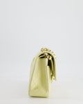 *RARE* Chanel Lemon Sobert Shimmer Medium Classic Double Flap Bag in Iridescent Calfskin Gold Hardware  RRP ¬£8,530