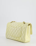 *RARE* Chanel Lemon Sobert Shimmer Medium Classic Double Flap Bag in Iridescent Calfskin Gold Hardware  RRP ¬£8,530