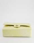 *RARE* Chanel Lemon Sobert Shimmer Medium Classic Double Flap Bag in Iridescent Calfskin Gold Hardware  RRP ¬£8,530