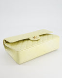 *RARE* Chanel Lemon Sobert Shimmer Medium Classic Double Flap Bag in Iridescent Calfskin Gold Hardware  RRP ¬£8,530