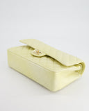 *RARE* Chanel Lemon Sobert Shimmer Medium Classic Double Flap Bag in Iridescent Calfskin Gold Hardware  RRP ¬£8,530