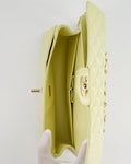 *RARE* Chanel Lemon Sobert Shimmer Medium Classic Double Flap Bag in Iridescent Calfskin Gold Hardware  RRP ¬£8,530