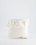 *HOT* Chanel Mini 22 Bag in White Calfskin with Gold Hardware