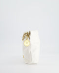 *HOT* Chanel Mini 22 Bag in White Calfskin with Gold Hardware