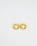 *RARE* Yves Saint Laurent Pearl Rhinestone Brooch and Earrings Set