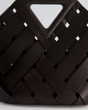 *FIRE PRICE* Bottega veneta Chocolate Medium Intreccio Point Bag in Calfskin Leather with Leather Hardware RRP £2750