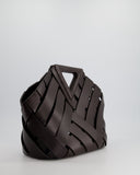 *FIRE PRICE* Bottega veneta Chocolate Medium Intreccio Point Bag in Calfskin Leather with Leather Hardware RRP £2750