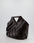 *FIRE PRICE* Bottega veneta Chocolate Medium Intreccio Point Bag in Calfskin Leather with Leather Hardware RRP £2750
