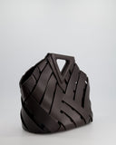 *FIRE PRICE* Bottega veneta Chocolate Medium Intreccio Point Bag in Calfskin Leather with Leather Hardware RRP £2750