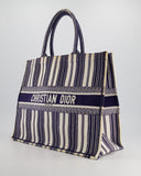 *FIRE PRICE* Christian Top quality Dior Navy & White La Canvas Porto Cervo Edition Book Tote