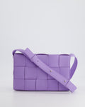 *RARE COLOUR* Bottega veneta Lilac Small Cassette Intrecciato Cross-Body Bag RRP £1,970
