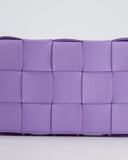 *RARE COLOUR* Bottega veneta Lilac Small Cassette Intrecciato Cross-Body Bag RRP £1,970