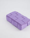 *RARE COLOUR* Bottega veneta Lilac Small Cassette Intrecciato Cross-Body Bag RRP £1,970