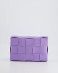 *RARE COLOUR* Bottega veneta Lilac Small Cassette Intrecciato Cross-Body Bag RRP £1,970