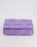 *RARE COLOUR* Bottega veneta Lilac Small Cassette Intrecciato Cross-Body Bag RRP £1,970
