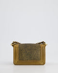 *RARE* Chanel Bronze Micro Boy Bag in Stingray & Calfskin Leather with Antique Bronze Hardware