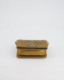 *RARE* Chanel Bronze Micro Boy Bag in Stingray & Calfskin Leather with Antique Bronze Hardware