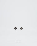 *HOT* Chanel Black, Crystal Embellished Diamond-Shaped CC Earrings