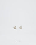*HOT* Chanel Black, Crystal Embellished Diamond-Shaped CC Earrings