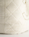 *HOT* Chanel Ivory Terry Beach Set with CC Tote Bag, Towel and Small Pouch