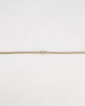 *HOT* Chanel Chain Choker Necklace in Champagne Gold with Crystal CC Logo