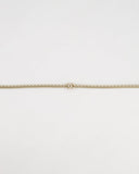 *HOT* Chanel Chain Choker Necklace in Champagne Gold with Crystal CC Logo