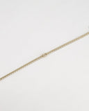 *HOT* Chanel Chain Choker Necklace in Champagne Gold with Crystal CC Logo
