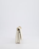 *HOT* Chanel Pearlescent Off-White Wallet on Chain Bag in Calfskin Leather with Champagne Gold Hardware