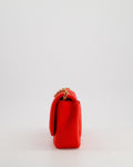 *RARE* Chanel Red Jersey Small Diana Flap Bag in with Gold Hardware
